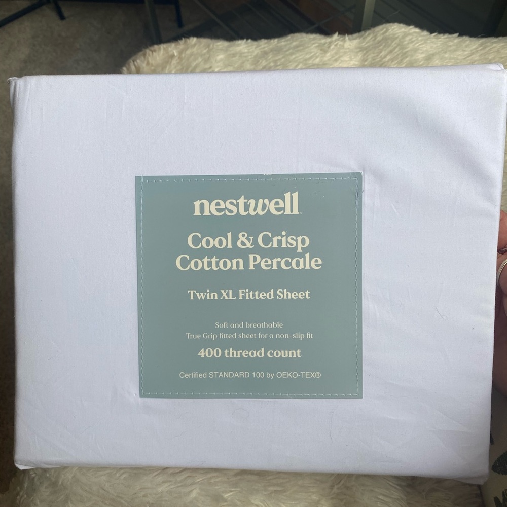 Nestwell twin XL fitted sheets